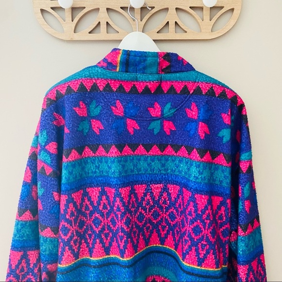 Victoria Sport Vintage 90's Fleece Sweater Sz Large - Picture 8 of 9